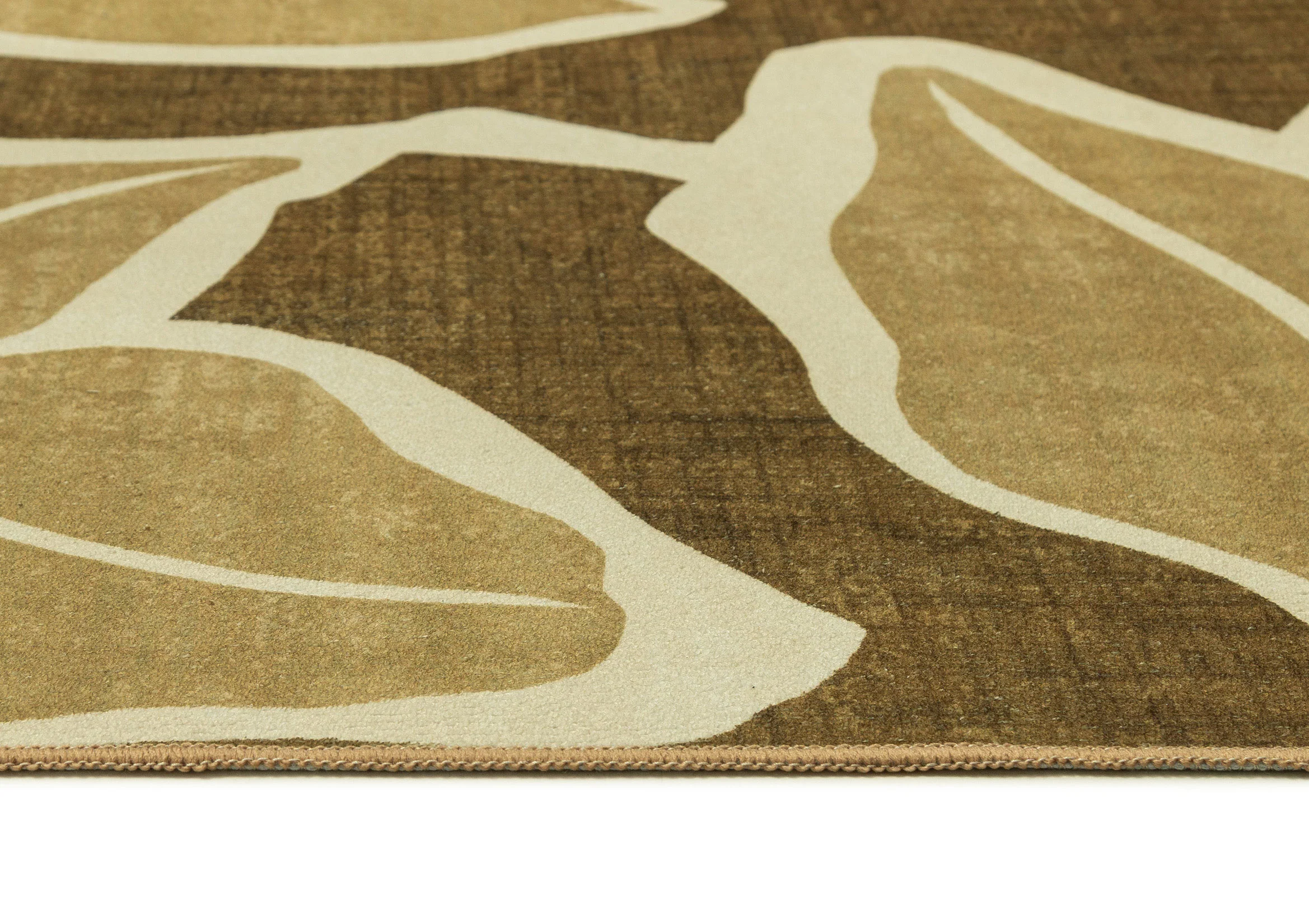 Vivienne Dark Green Botanical Washable Rug - Image 9