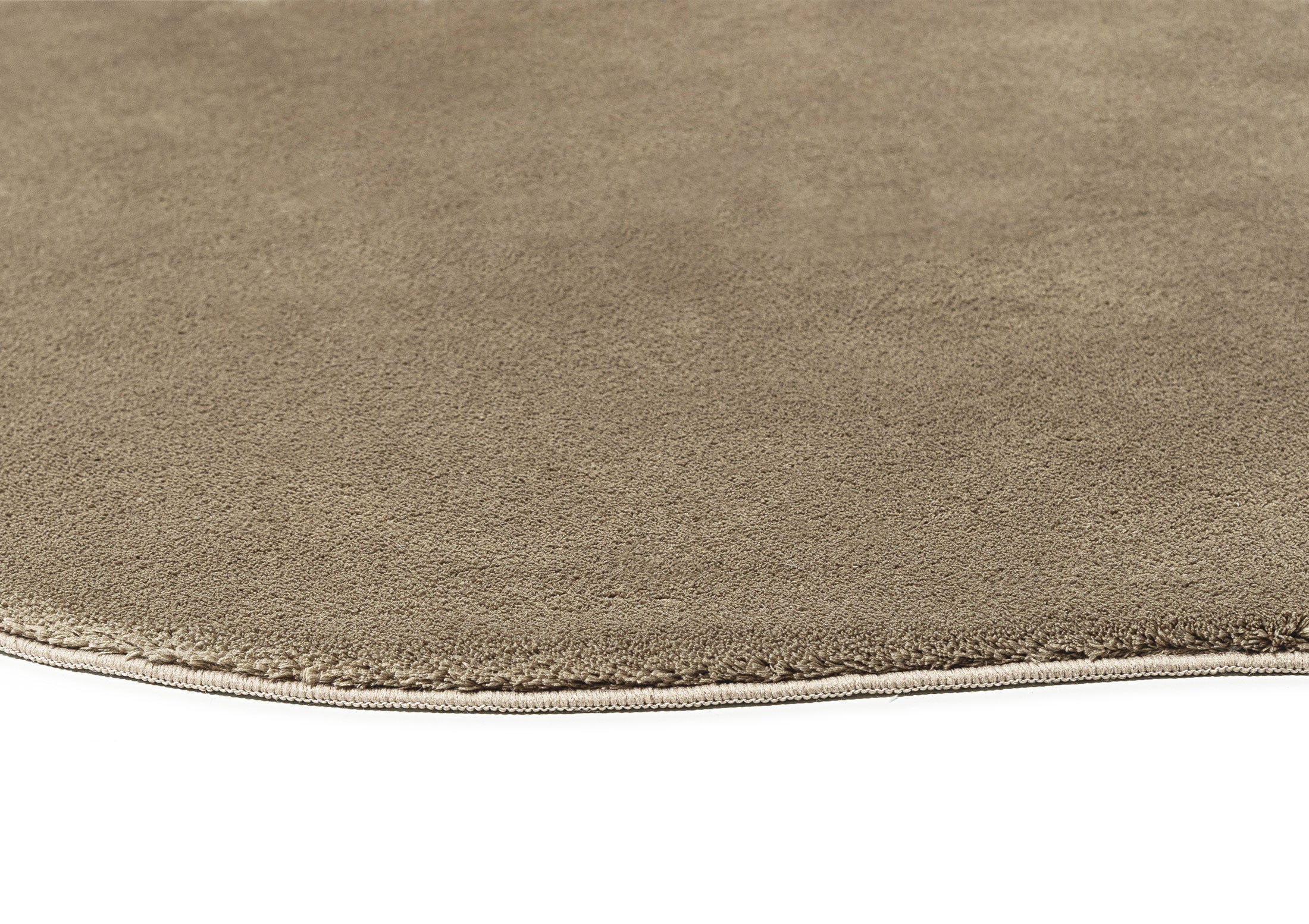 Winnie Taupe Brown Irregular Shape Washable Rug - Image 8