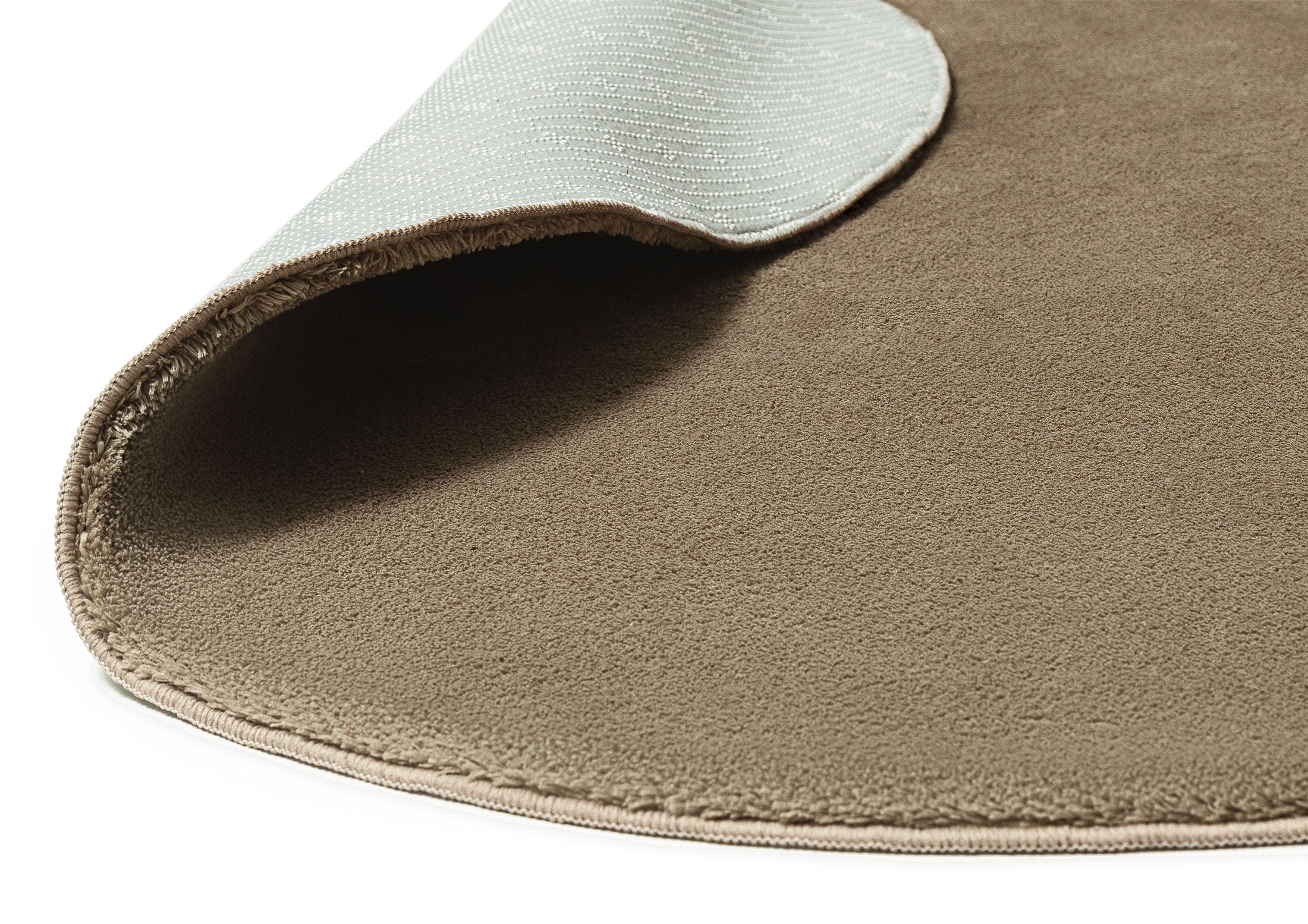 Winnie Taupe Brown Irregular Shape Washable Rug - Image 9