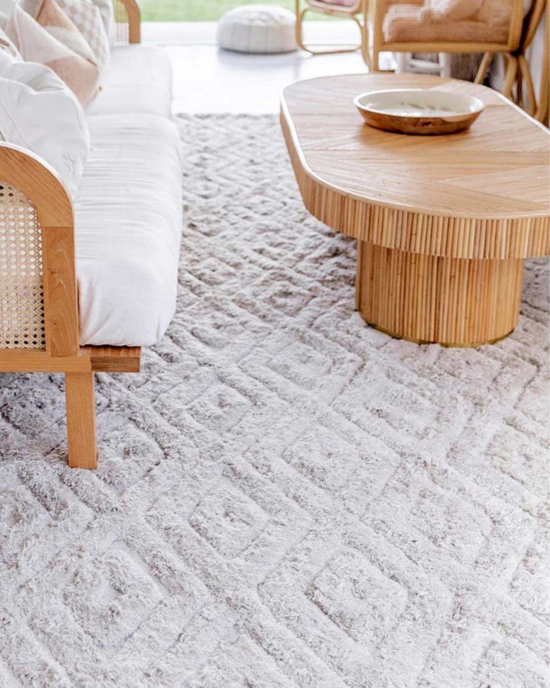Yasmin Grey Tribal P.E.T Rug - Image 2
