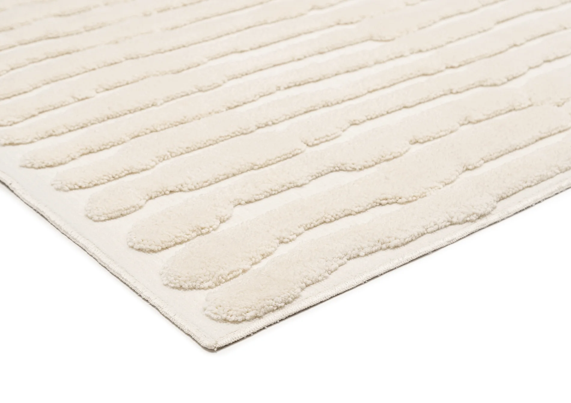 Yoanna Ivory Abstract Striped Rug - Image 9