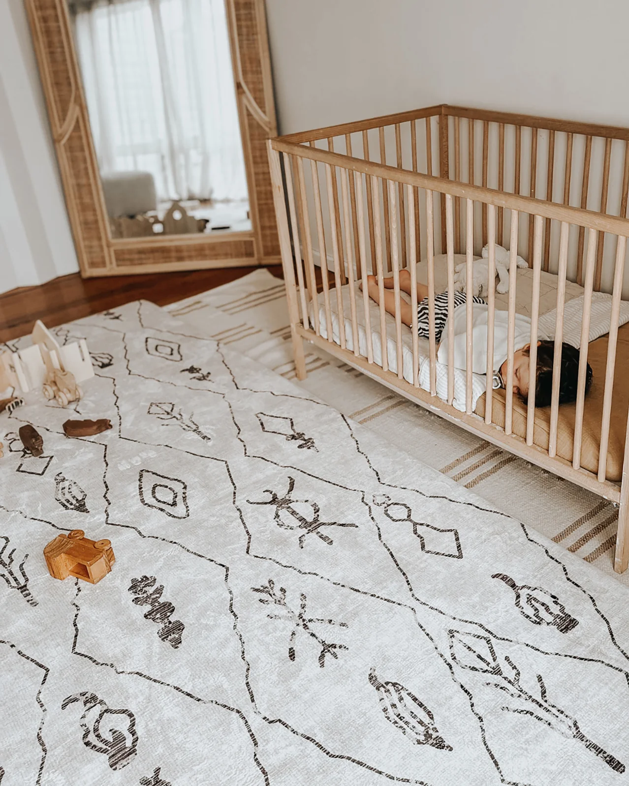 Yssa Brown Charcoal Plush Rollie Pollie Playmat - Image 4