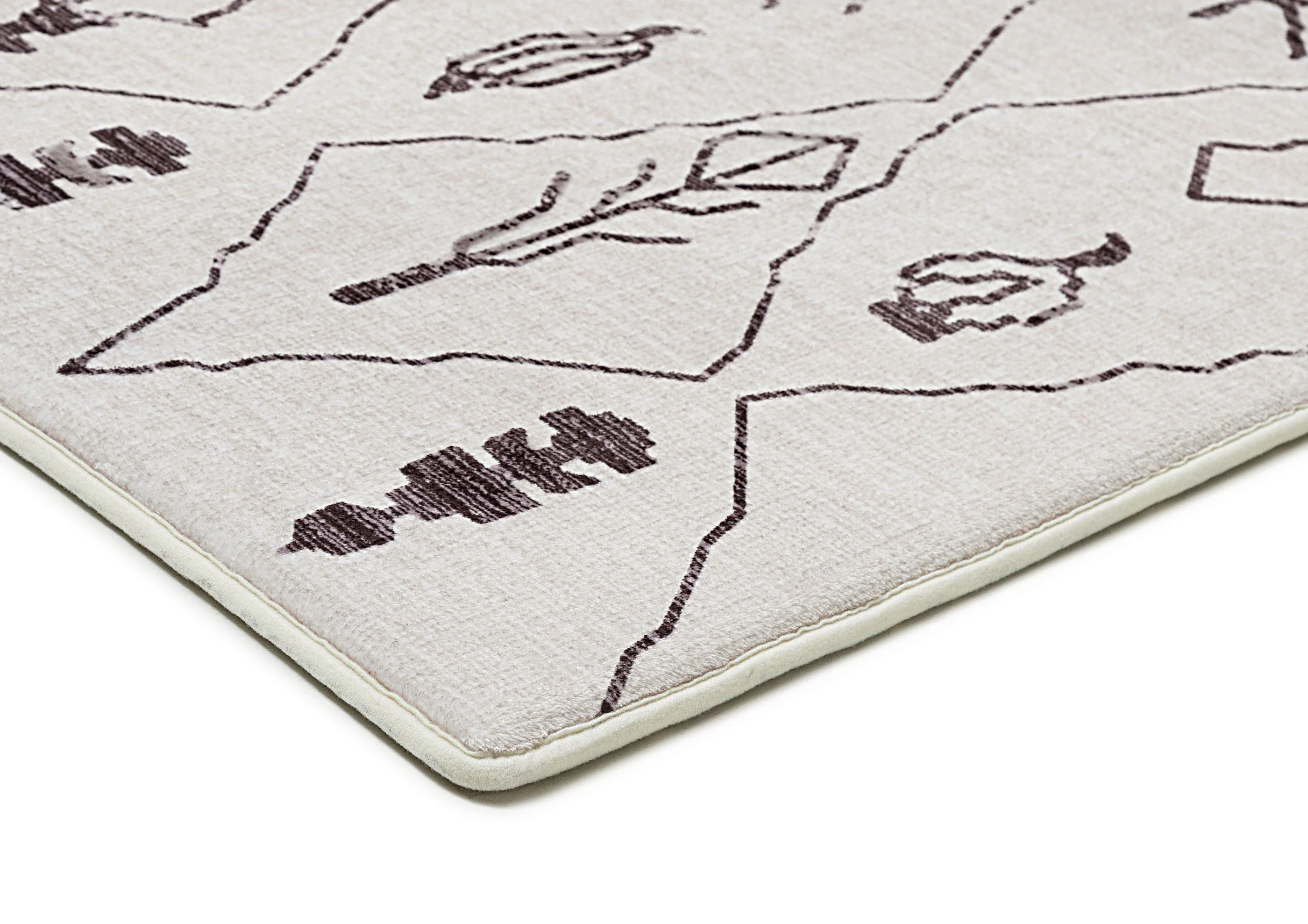 Yssa Brown Charcoal Plush Rollie Pollie Playmat - Image 7