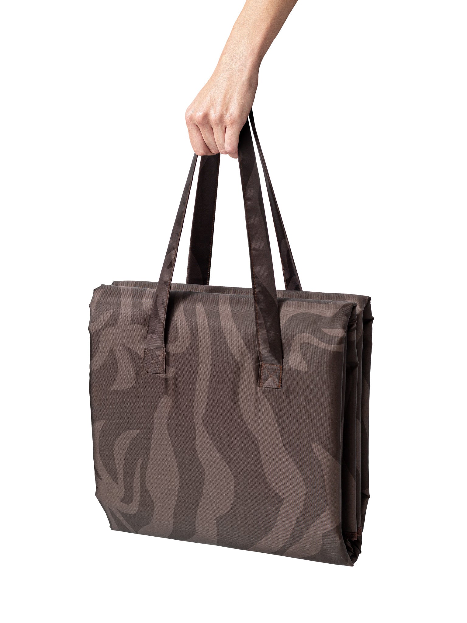 Zama Tonal Chocolate Beach Mat - Image 5