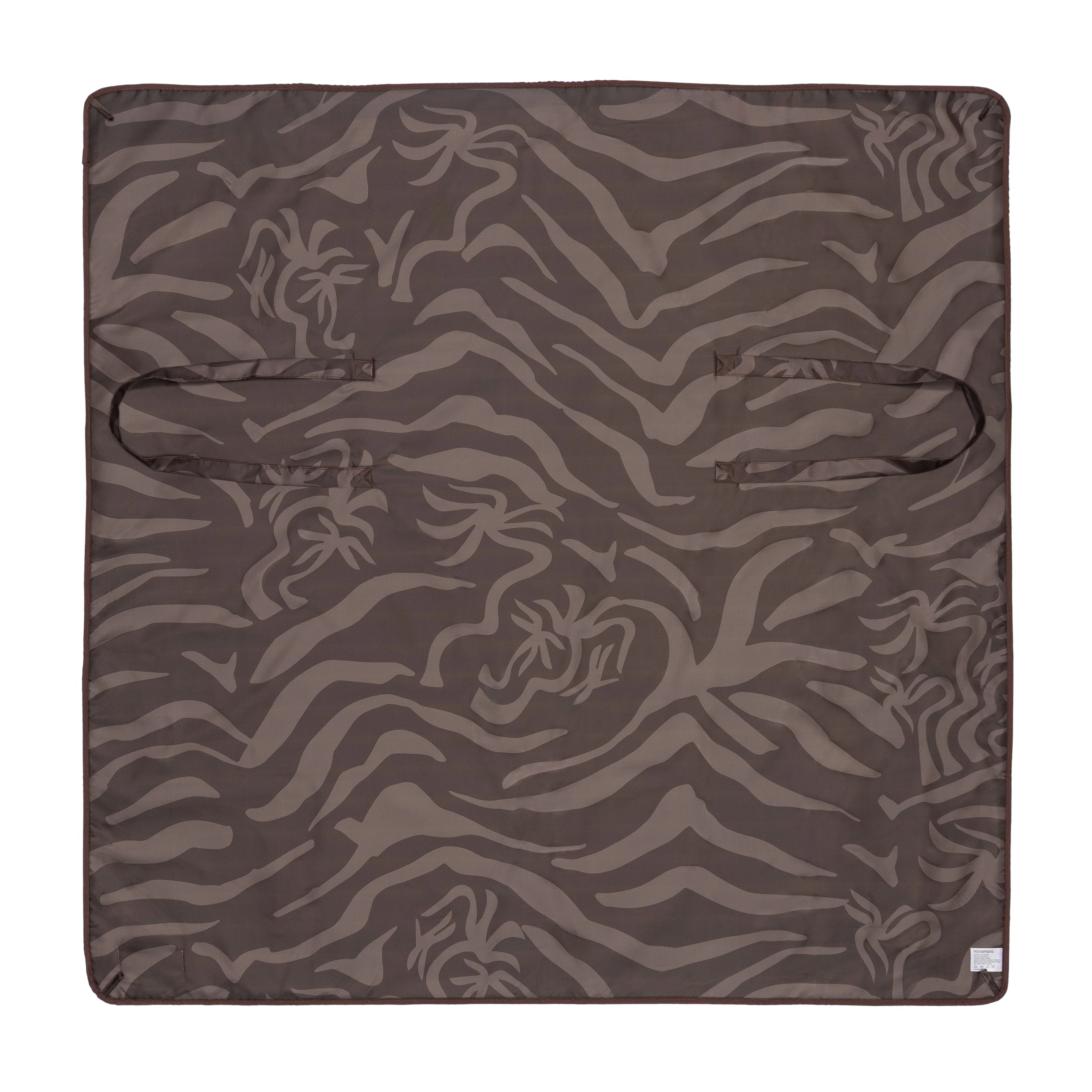 Zama Tonal Chocolate Beach Mat - Image 8