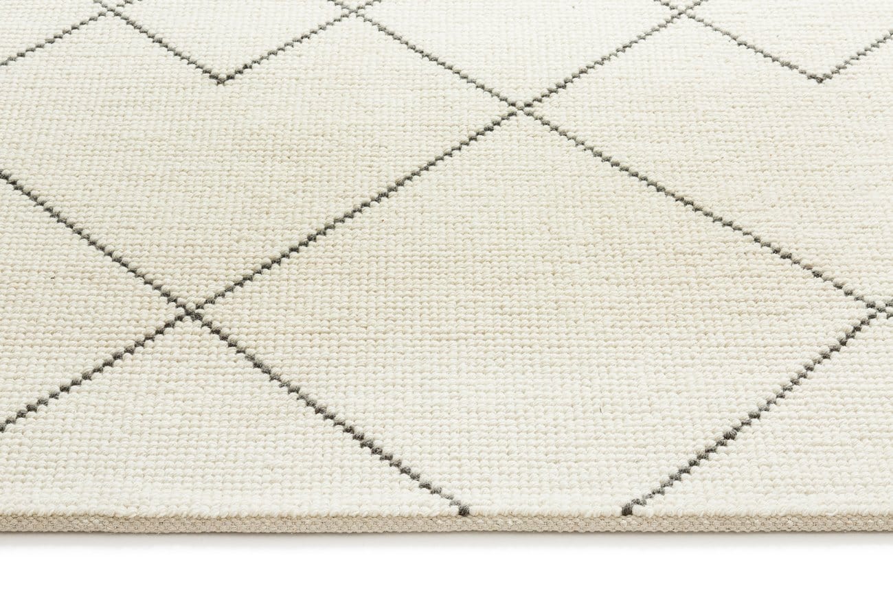 Zane Ivory Tribal Pattern Wool Rug - Image 18
