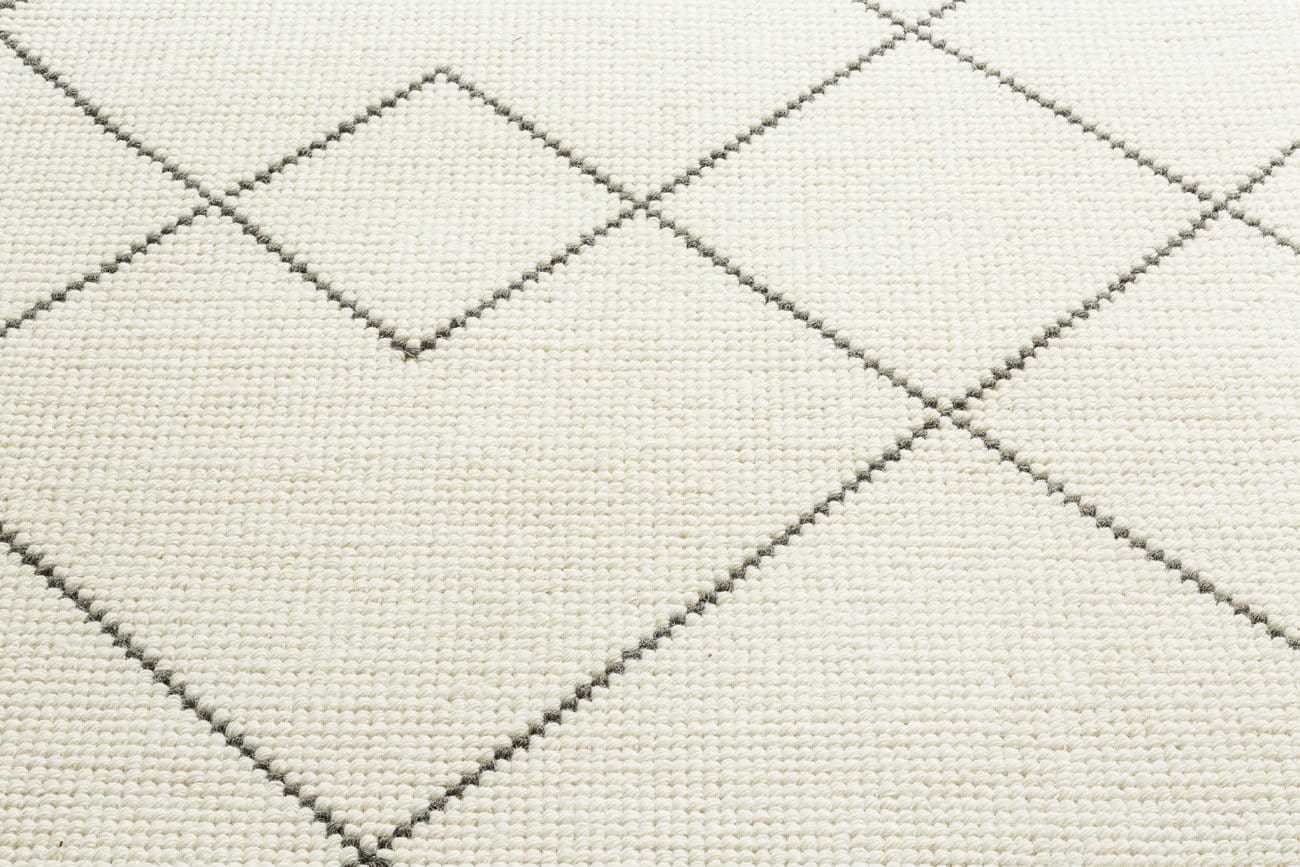 Zane Ivory Tribal Pattern Wool Rug - Image 19