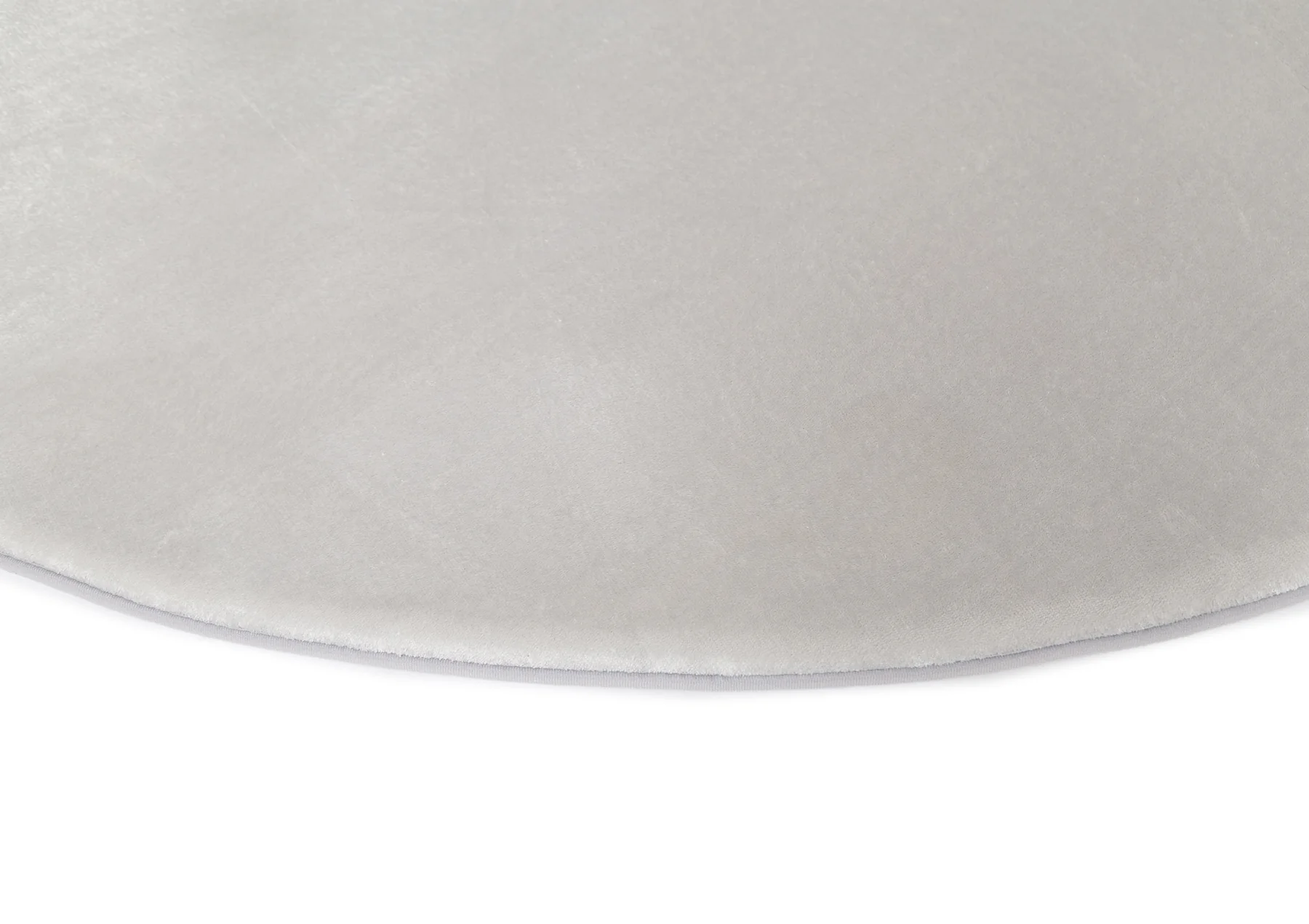 Zia Grey Plush Rollie Pollie Round Playmat - Image 6