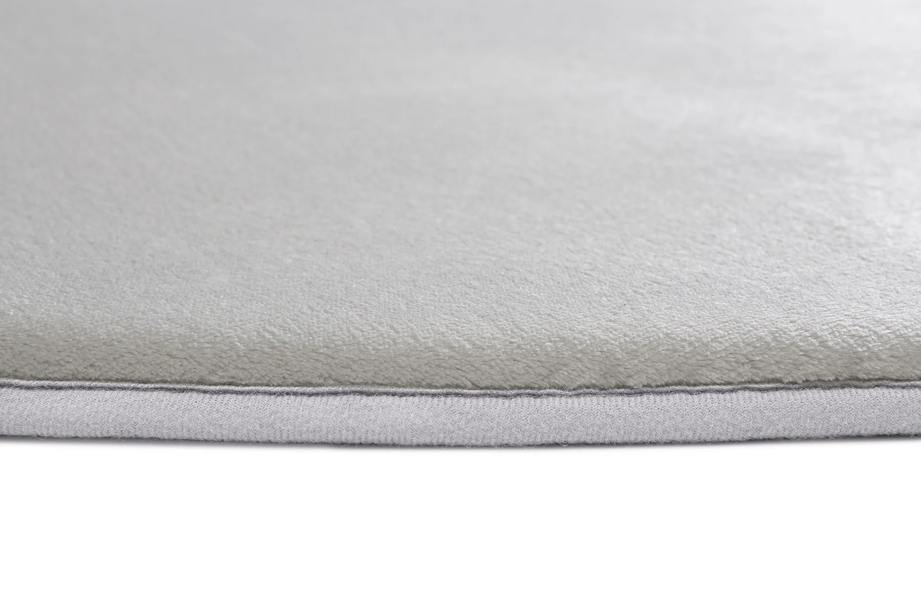 Zia Grey Plush Rollie Pollie Round Playmat - Image 9