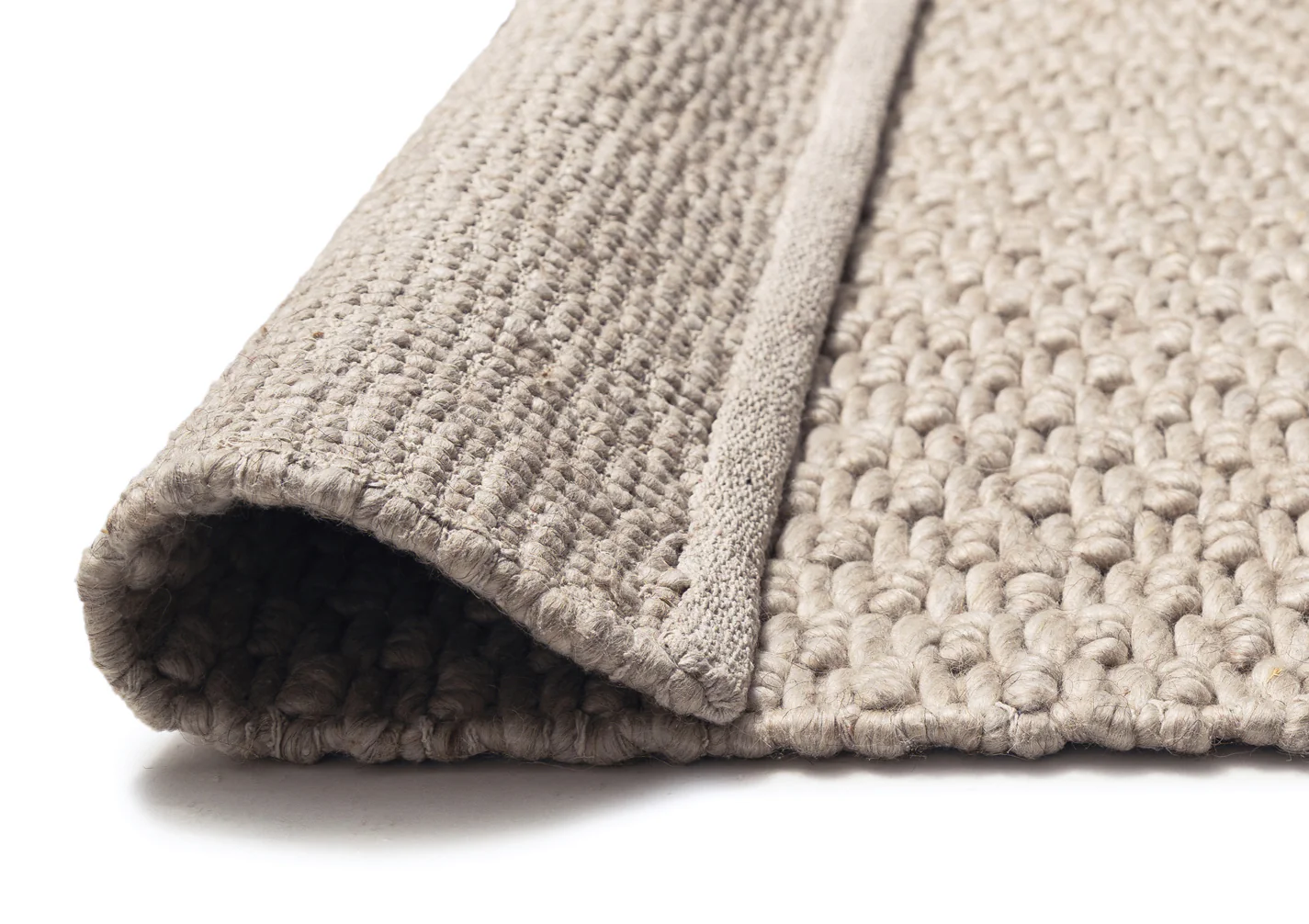 Zilya Beige Chunky Wool Rug - Image 10