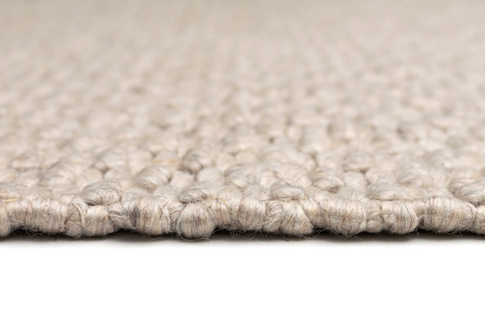 Zilya Beige Chunky Wool Rug - Image 12