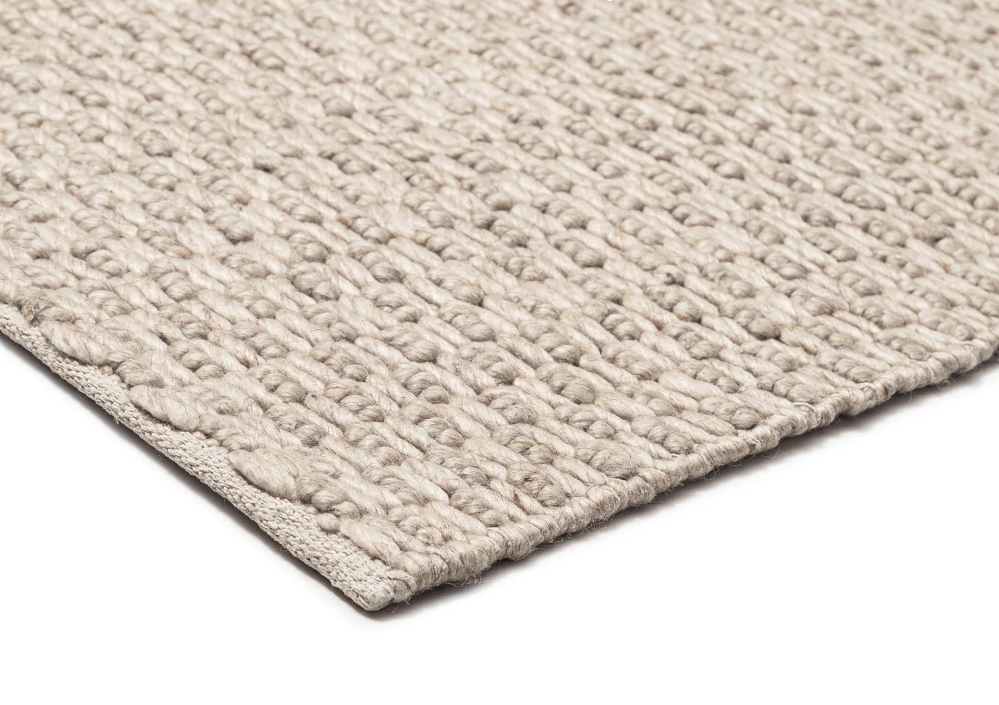 Zilya Beige Chunky Wool Rug - Image 8