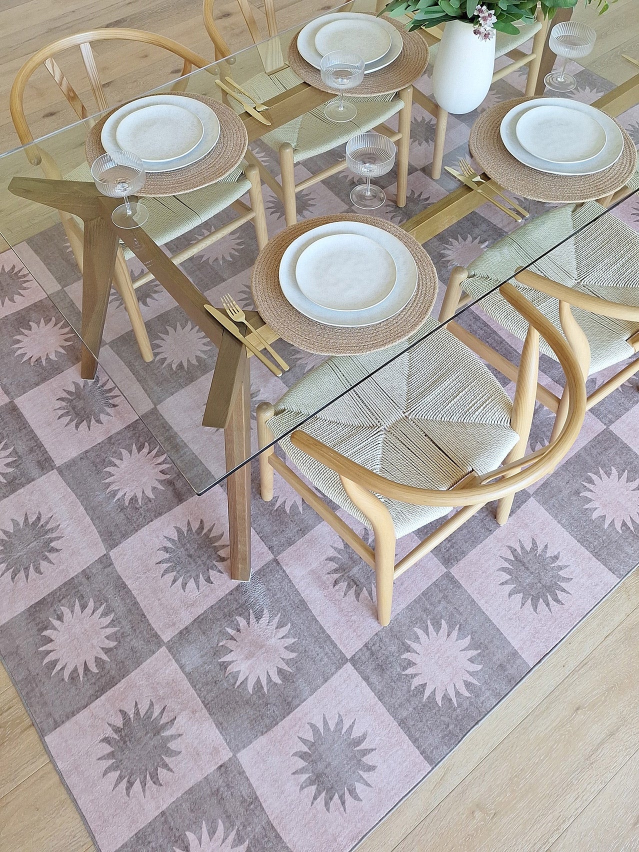 Zimra Light Pink Washable Rug - Image 6