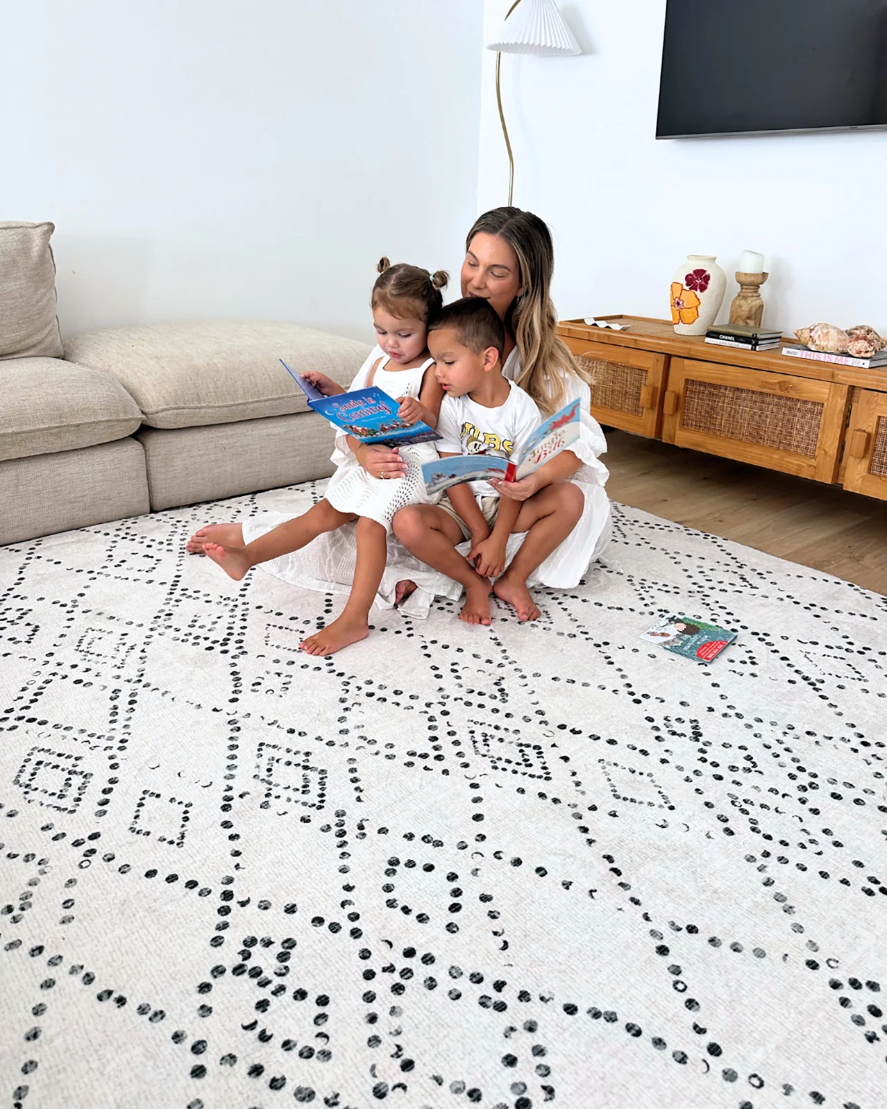 Zuca Grey Charcoal Plush Rollie Pollie Playmat - Image 2